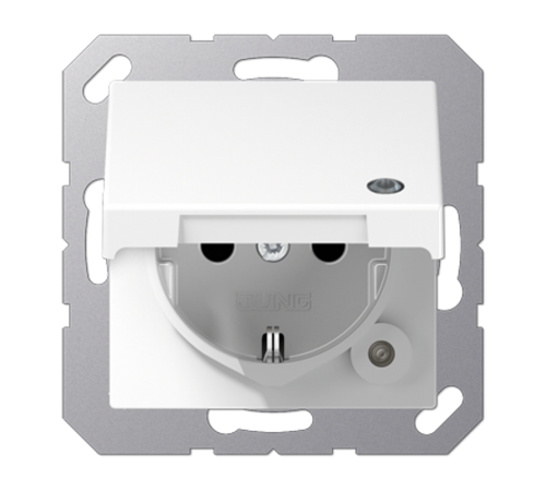 SCHUKO® розетка с крышкой A1520BFKLKOWW Jung