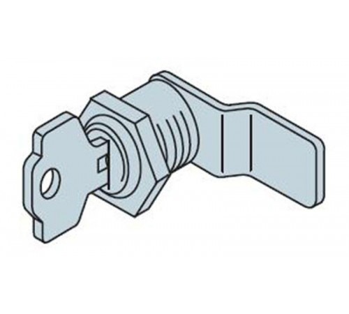 Замок с ключом для шкафов SR  AA8002  ABB