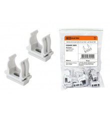 Крепеж-клипса для трубы 25 мм (10шт) - цвет белый  SQ0405-2003  TDM