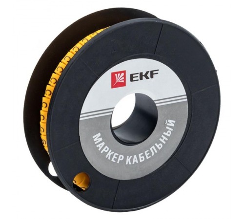 Маркер-кабельный 4,0кв.мм "C" (500шт.) (ЕС-2) EKF PROxima  plc-KM-4-C  EKF