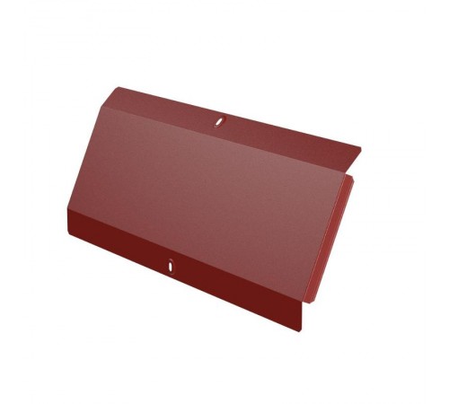 Крышка угла вертикального внешнего 45 градусов Стандарт 600 RAL 3000  PR16.5277  Промрукав