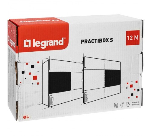 Practibox S Пластиковый щиток Встраиваемый 1X12 Белая дверь  135541  Legrand