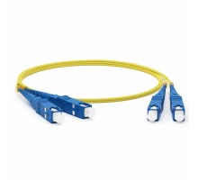 Патч-корд оптический соединительный (SM), 9/125 (OS2), SC/UPC-SC/UPC, (Duplex), LSZH, 1м  50-2011  REXANT