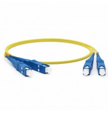 Патч-корд оптический соединительный (SM), 9/125 (OS2), SC/UPC-SC/UPC, (Duplex), LSZH, 1м  50-2011  REXANT