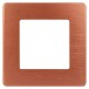 Рамка для розеток и выключателей серия 12 12-5101-14 на 1 пост, сатин, медь  Б0052507  ЭРА