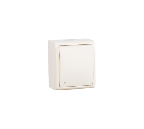 Переключатель (проходной) IP54 10AX 250В цвета слоновая кость S15 Aqua  1594201-031  Simon