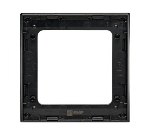 Стокгольм Рамка 1-местная черная EKF  EXM-G-302-30  EKF