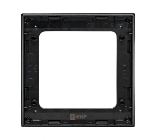 Стокгольм Рамка 1-местная черная EKF  EXM-G-302-30  EKF