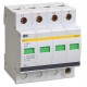 Ограничитель импульсного перенапряжения ОПС1-C 4Р In=20kA Un=400B Im=40kA  MOP20-4-C  IEK