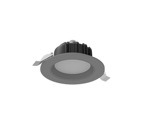 Cветильник светодиодный Downlight круглый встраиваемый 120*65 мм 11W 3000K IP54 RAL7045 серый муар  V1-R0-H0011-10000-4401130  VARTON