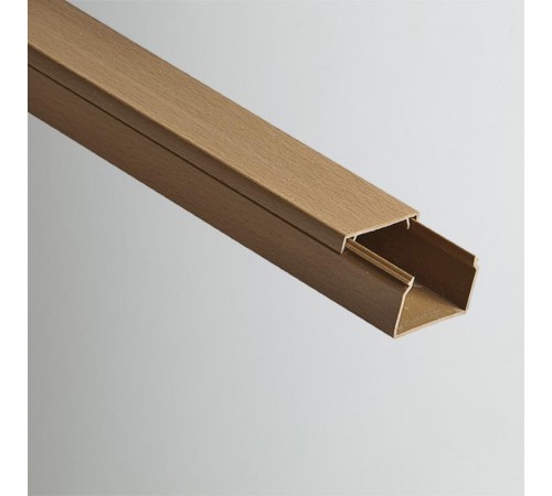 Кабель-канал  40х25х2000мм (бук на светлой основе)  РКК-40х25-38М  Рувинил
