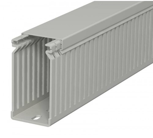 Распределительный кабельный канал LK4 80x40x2000 мм (ПВХ,серый) (LK4 80040)  6178052  OBO Bettermann