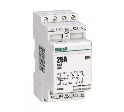 Контактор модульный 4НЗ 16А 230В МК-103  18056DEK  DEKraft