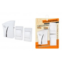 Звонок народный ЗББ-Н-12/1-32М (беспр., бат., 2 кн., блистер)  SQ1901-0103  TDM