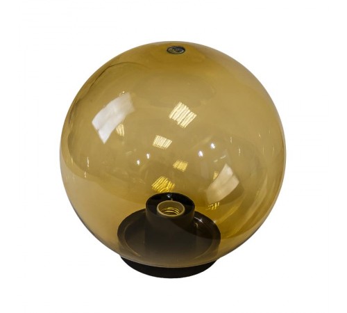 Светильник садово-парковый НТУ 01-150-403 без опоры, шар золотистый D=400 mm  Б0048060  ЭРА