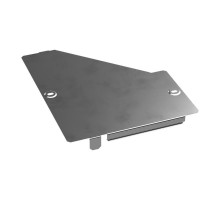 Крышка переходника правого Стандарт INOX (AISI 304) 300х150  PR16.5775  Промрукав