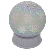 Шар с внутренней проекцией Снежинки, ENGDS-15   3*AAA, IP20  Б0051951  ЭРА
