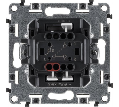 Valena ALLURE DIY Алюминий Переключатель 1-клавишный 10А 250В  752906  Legrand