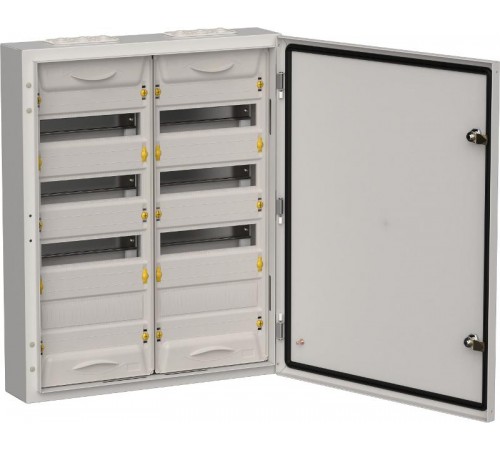 TITAN 5 Корпус металлический ЩРн-96 (2х48) 710х570х140 IP54 серый  TI5-50-N-2X048-54-7035  IEK