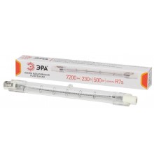 Лампа галогенная линейная  J118-500W-R7s-230V (галоген, J118, 500Вт, нейтр, R7s) (10/500/18000)  Б0048495  ЭРА