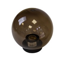 Светильник садово-парковый НТУ 01-60-255 без опоры, шар дымчатый D=250 mm  Б0048066  ЭРА