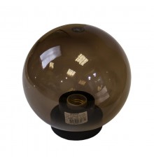 Светильник садово-парковый НТУ 01-150-405 без опоры, шар дымчатый D=400 mm  Б0048069  ЭРА