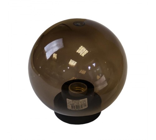 Светильник садово-парковый НТУ 01-60-205 без опоры, шар дымчатый D=200 mm  Б0048065  ЭРА