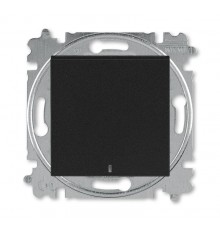 ABB Levit Антрацит / дымчатый чёрный Выключатель 1-кл. с подсветкой  3559H-A01446 63W  2CHH590146A6063  ABB