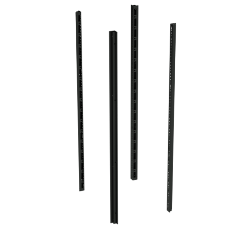 Стойки вертикальные, В=1600мм, без дополнительных креплений, 4шт RAL9005  R5KMN16B  DKC