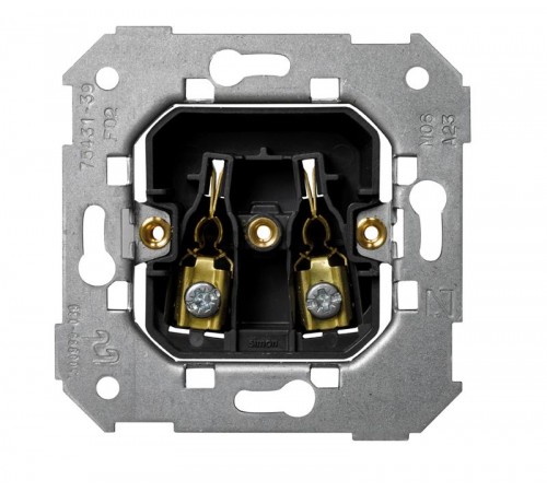 Simon 75 Механизм Розетка двухполюсная б/з, 16А 250В, винтовой зажим, S82, S82N, S88, S82 Detail  75431-39  Simon