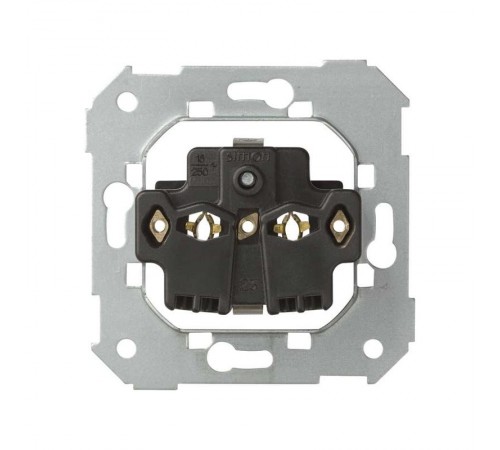 Simon 75 Механизм Розетка двухполюсная б/з, 16А 250В, винтовой зажим, S82, S82N, S88, S82 Detail  75431-39  Simon