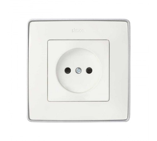 Simon 75 Механизм Розетка двухполюсная б/з, 16А 250В, винтовой зажим, S82, S82N, S88, S82 Detail  75431-39  Simon