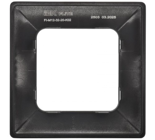FLITE Classic Рамка 1-ая РУ-1-К-ФлЧ черный  FI-M12-32-20-K02  IEK