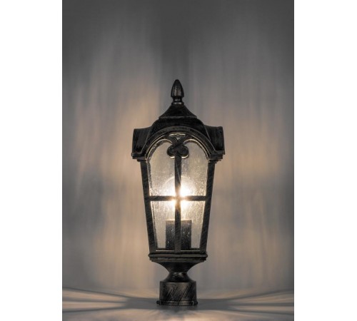 Светильник садово-парковый PL104 60W 230V E27 150*150*380мм черное золото (на столб 0,38м) ДИАМЕТР ОСНОВАНИЯ 45 мм  11296  FERON