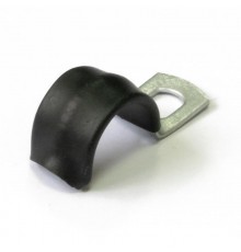 Скоба металлическая однолапковая с полимерным покрытием СМО-П d12-13 мм (100 шт/уп)  PR08.12349  Промрукав