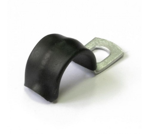 Скоба металлическая однолапковая с полимерным покрытием СМО-П d12-13 мм (100 шт/уп)  PR08.12349  Промрукав