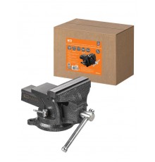 Тиски слесарные, поворотные, c наковальней, 125 мм, "Рубин",  SQ1026-0132  TDM