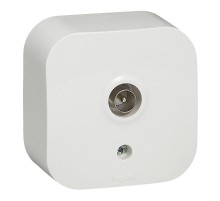 Quteo Белый Розетка TV  782215  Legrand