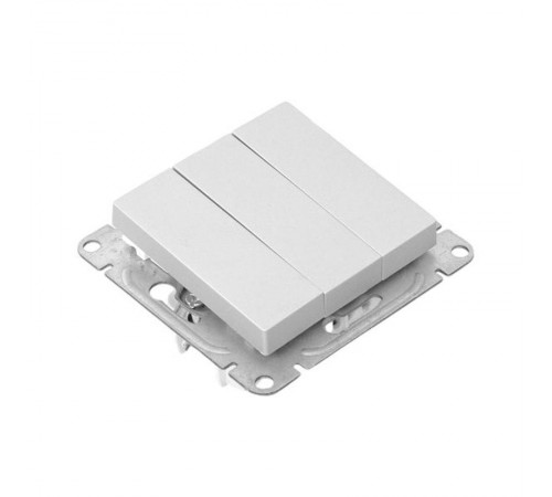 Механизм выключателя, трёхклавишный, алюминий Эпика EKF  UP1-SWA-31  EKF