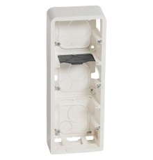 Накладная монтажная коробка - Программа Mosaic - для суппорта Кат. № 0 802 53 - 3x2 модуля - верт. монтаж  080283  Legrand