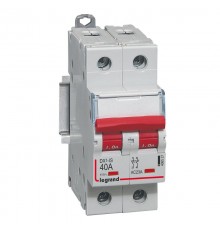 Выключатели-разъединители DX3-IS - дистанционное управление - 2П - 400 В~ - 40 А - 2 модуля  406527  Legrand