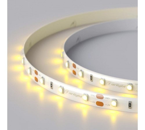 Лента светодиодная герметичная RTW-SE-A60-8mm 12V Yellow (4.8 W/m, IP65, 2835, 5m) (arlight, -)  015731(2)  Arlight