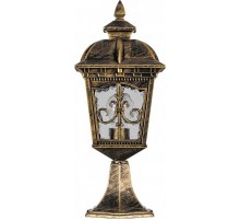 Светильник садово-парковый PL4094 60W 230V E27 175*175*350MM черное золото (на постамент)  11521  FERON