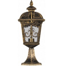 Светильник садово-парковый PL4094 60W 230V E27 175*175*350MM черное золото (на постамент)  11521  FERON