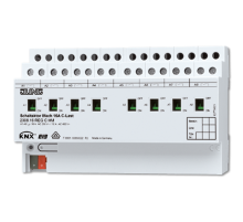 Актуатор коммутирующий, 8 групп, оптимизирован для работы с ёмкостной нагрузкой, измерение рабочего тока по каналам, монтаж на DIN-рейку, 8 модулей; K