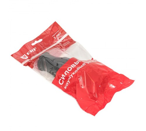 Вилка прямая каучуковая 380В, 3P+PE, 32A, IP44 EKF PROximaRPS-021-32-380-44EKF