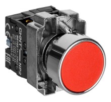 Кнопка управления NP2-BA45 без подсветки красная, 1НО+1НЗ, IP40 (R)  573966  CHINT