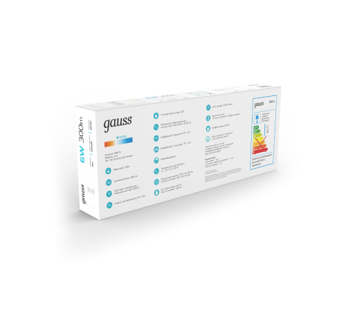Светильник светодиодный для зеркал Iola BR031 6W 300lm 200-240V 290mm LED 1/20  BR031  Gauss