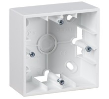 Simon 15 Белый Монтажная коробка для накладного монтажа, 1 пост  1590751-030  Simon