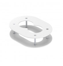 Рамка для подвесного потолка электромонтажной колонны 140x100x40 мм (сталь,белый) (DAB-2F)  6290382  OBO Bettermann